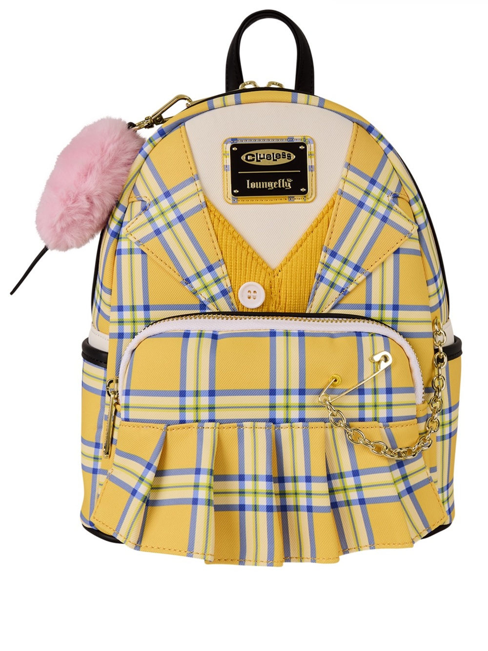 NWT Loungefly Clueless 30th Anniversary Cher Yellow Plaid
Cosplay Mini Backpack